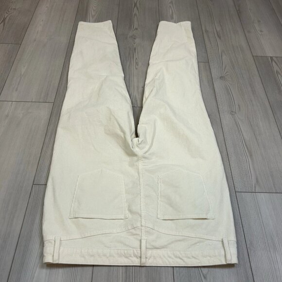 Talbots Corduroy Jeggings High Waist Ankle Length Women’s Ivory Cream Size 14 - Picture 5 of 11